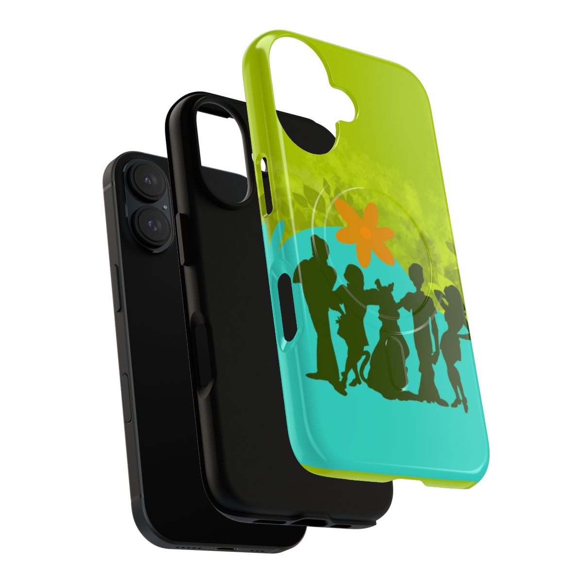 Retro-style Scooby Doo-inspired magnetic tough phone case - Layers