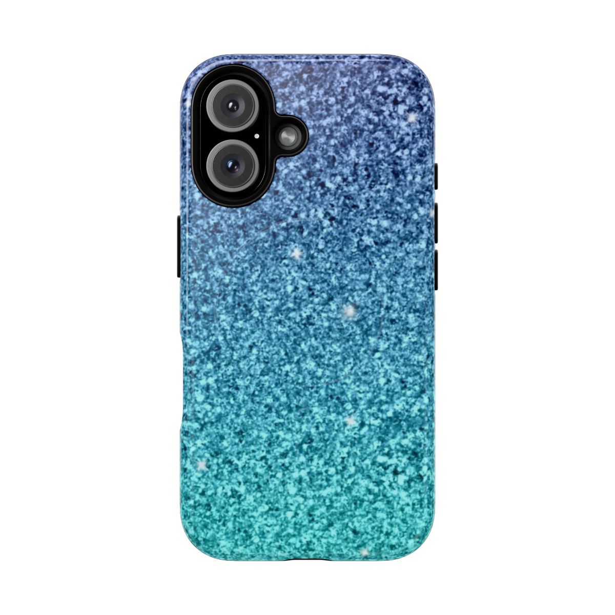 Vibrant ombre glitter magnetic phone case