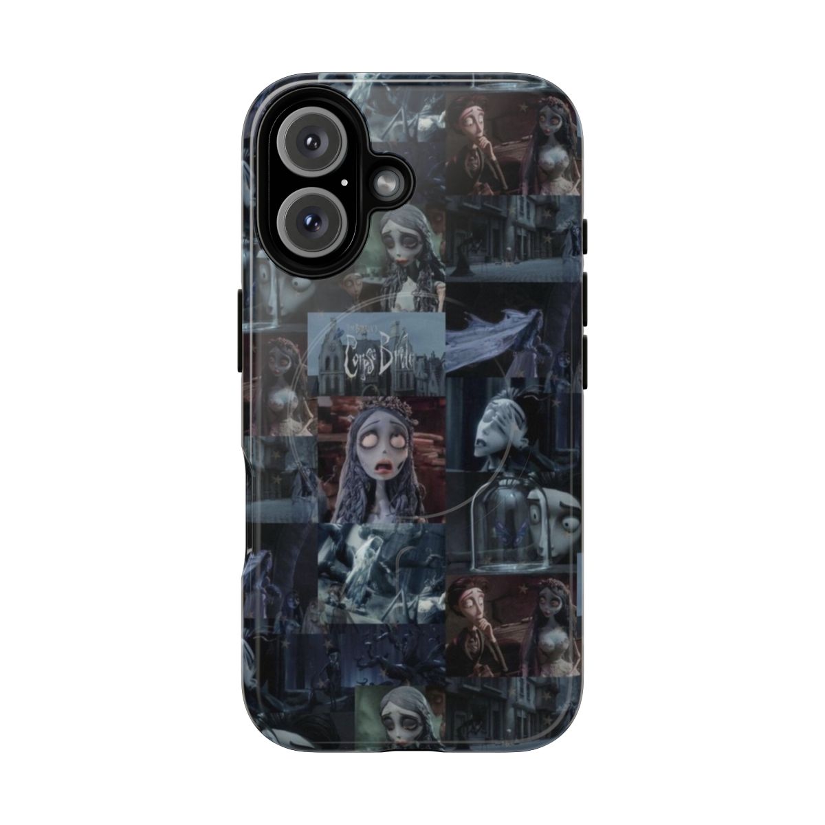 Stylish phone case featuring Tim Burton's Corpse Bride character design