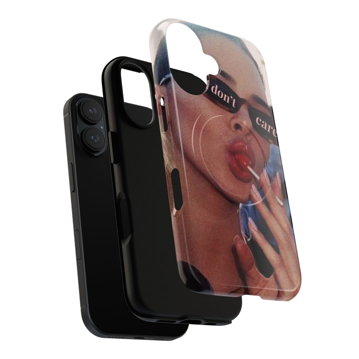 Sleek lollipop-inspired phone case with a trendy vogue aesthetic - Layers