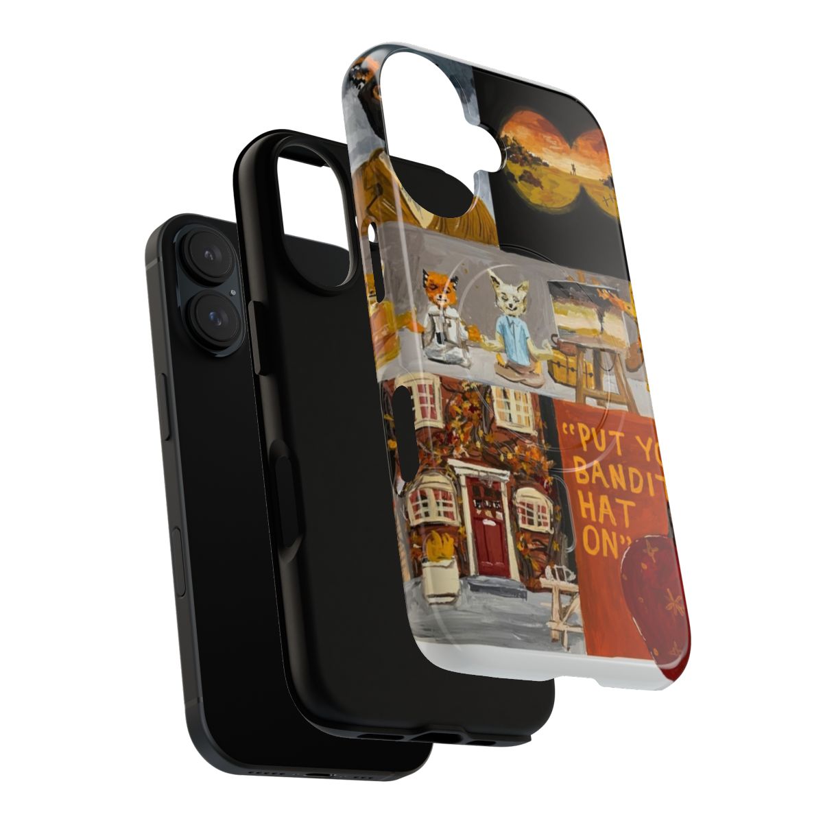 Fantastic Mr. Fox-Inspired Magnetic Tough iPhone Case - Layers