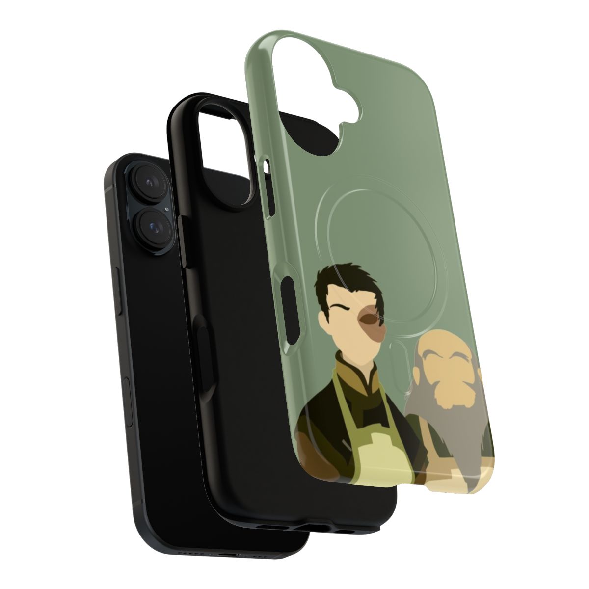 Avatar The Last Airbender Zuko and Iroh Magnetic Tough Phone Case - Layers