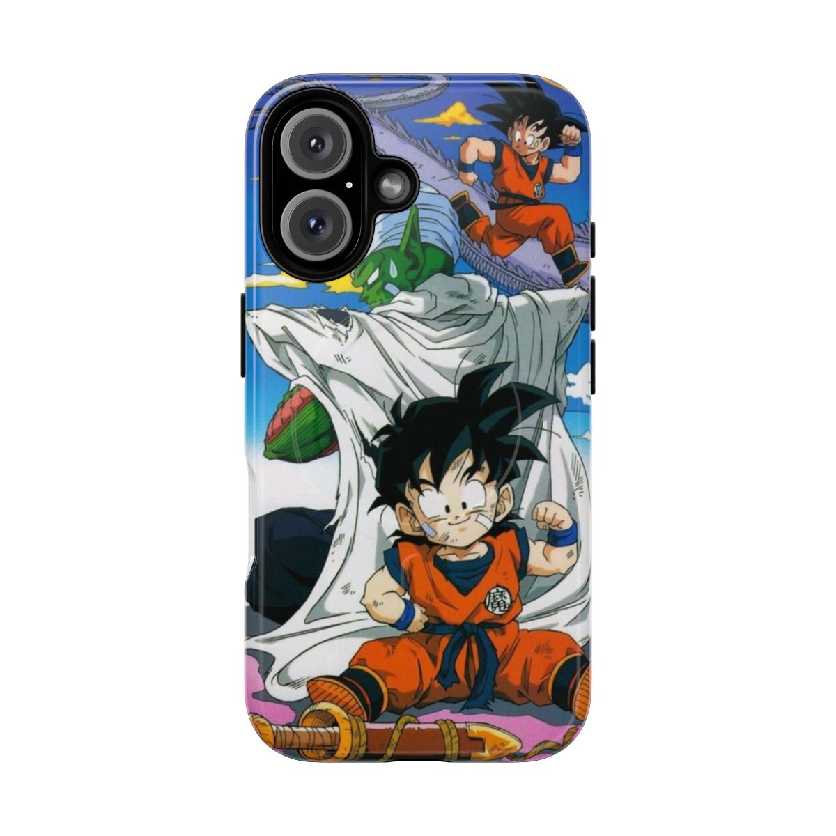 Vibrant Dragon Ball Z-themed magnetic tough phone case