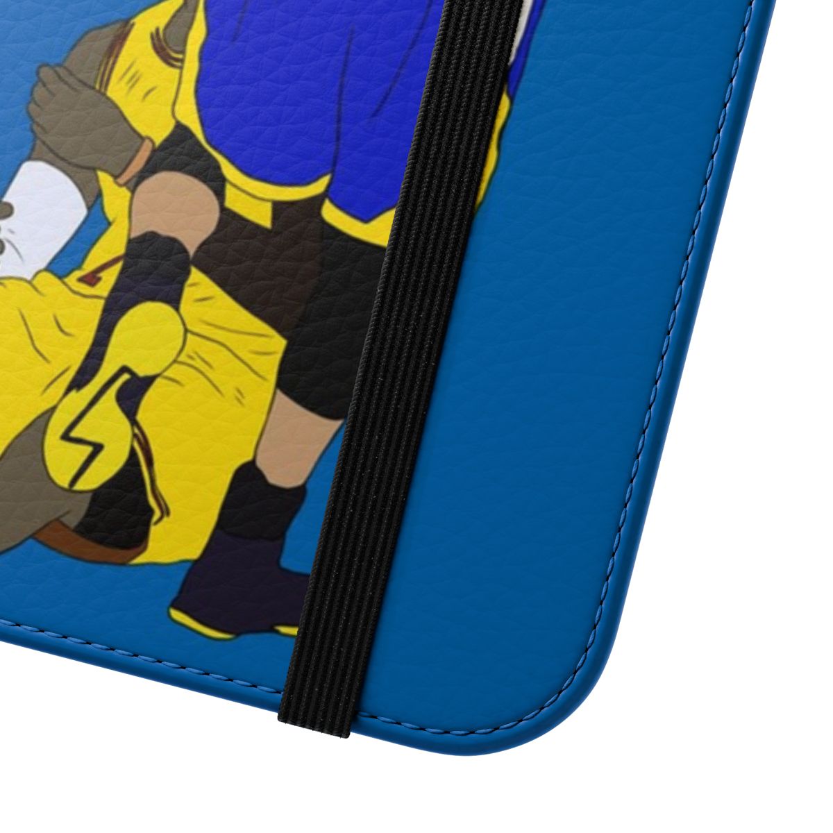 Basketball Rivals Flip Cover Phone Case featuring Steph Curry and LeBron James - Close Up