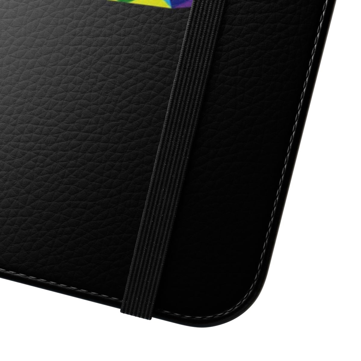 Colorful minimalist phone case design featuring the USS Enterprise from the Star Trek franchise - Close Up