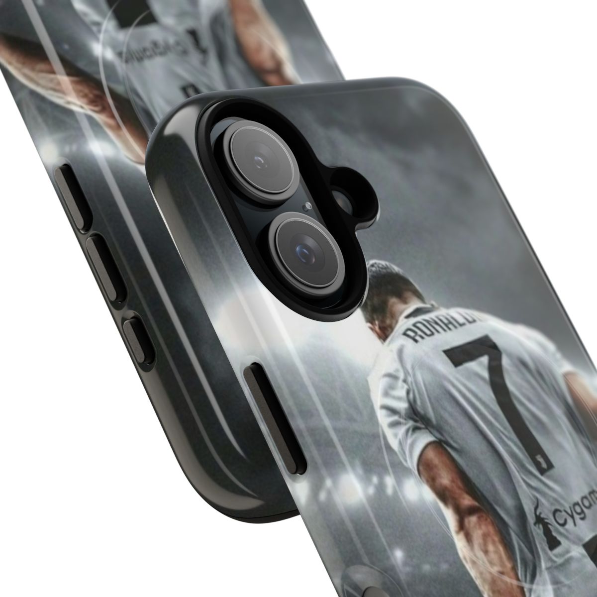 Cristiano Ronaldo-inspired magnetic protective phone case - Detail