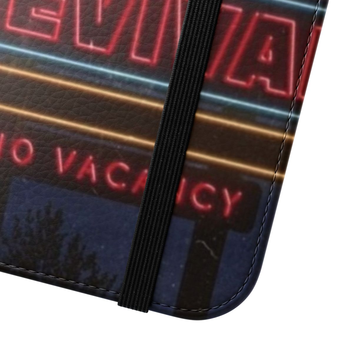 Treaty Oak Revival inspired 'No Vacancy' flip cover phone case - Close Up