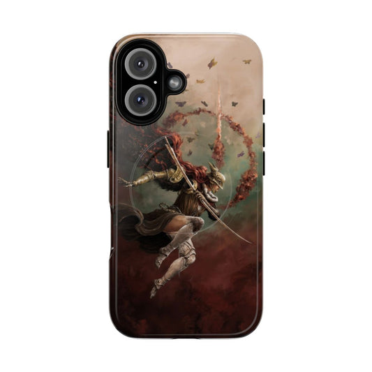 Malenia, the Severed, inspired fantasy art phone case design