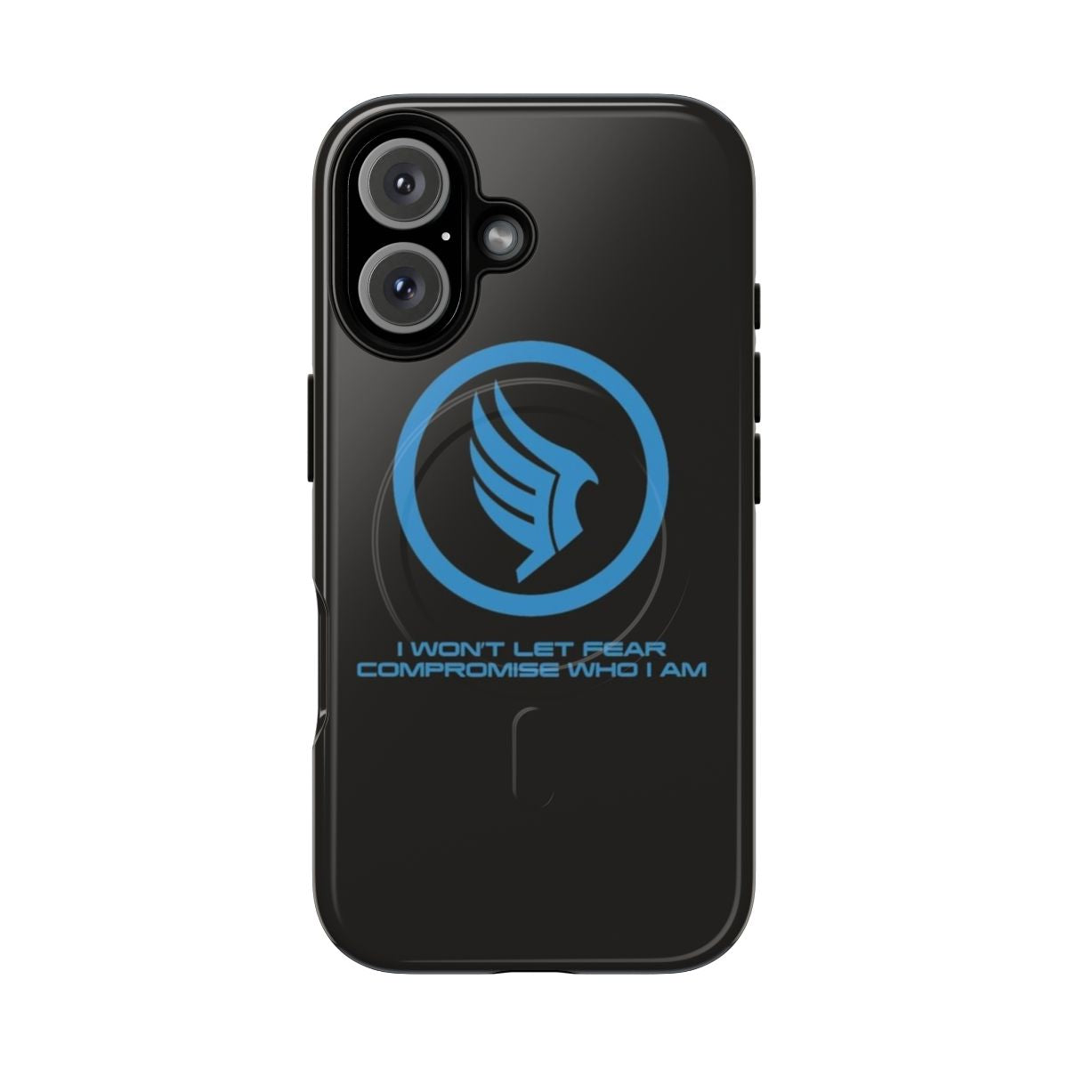 Mass Effect Commander Shepard Paragon Quote Magnetic Tough Phone Case