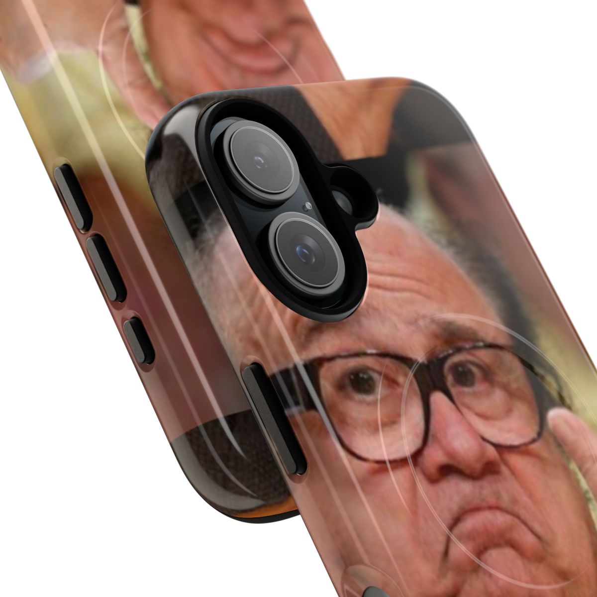 Magnetic tough phone case featuring Danny Devito from the TV show "It's Always Sunny in Philadelphia" - Detail