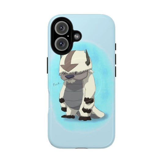 Magnetic tough phone case featuring the sky bison Appa from Avatar: The Last Airbender