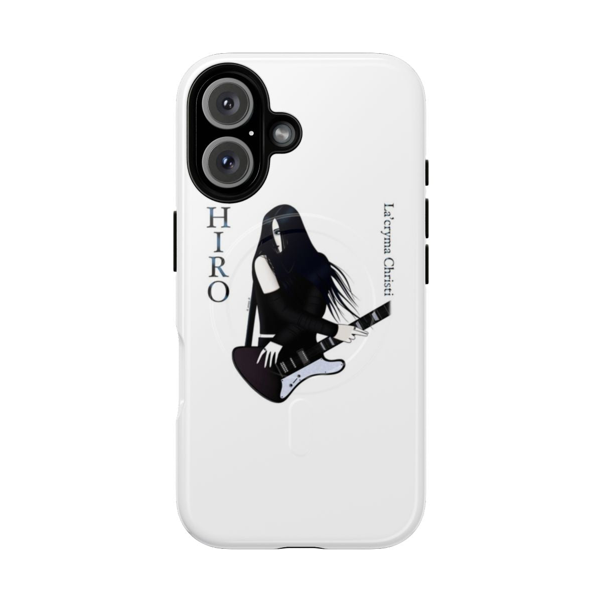 Magnetic tough protective phone case featuring Hiro La'cryma Christi design