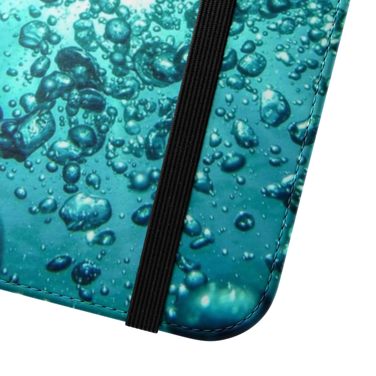 Waterproof flip cover phone case providing robust protection for your device - Close Up