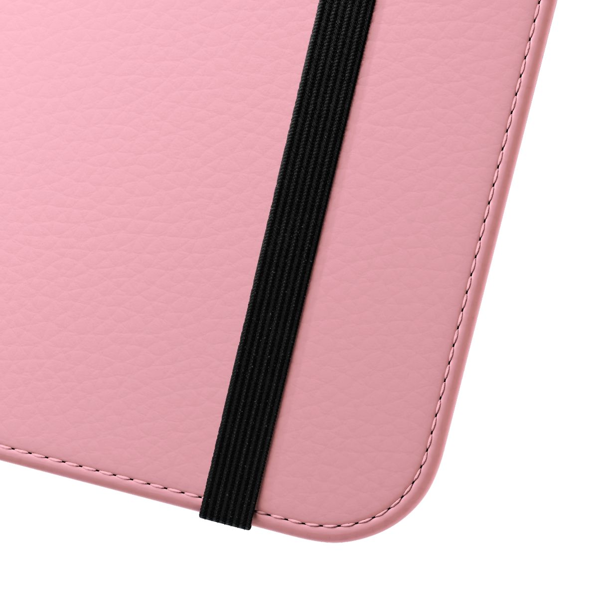 Solid pink flip phone case with a sleek, minimalist design. - Close Up