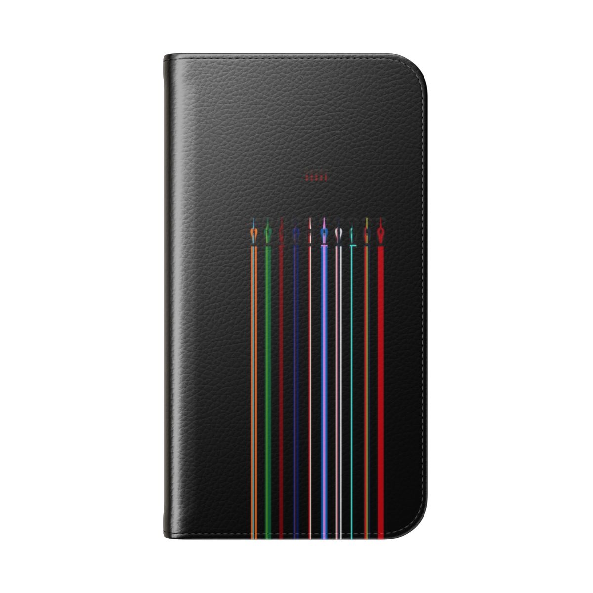 Minimalist design phone case featuring 2023 Formula 1 motorsport artwork - Folded Back