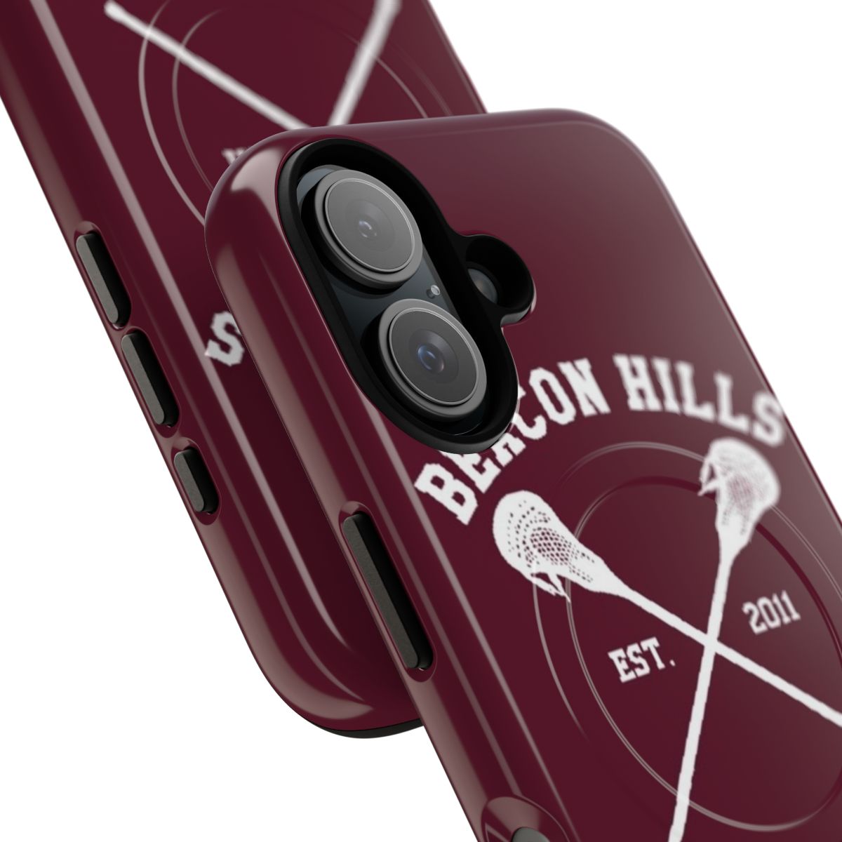 Beacon Hills Lacrosse magnetic tough phone case featuring Teen Wolf fan art - Detail