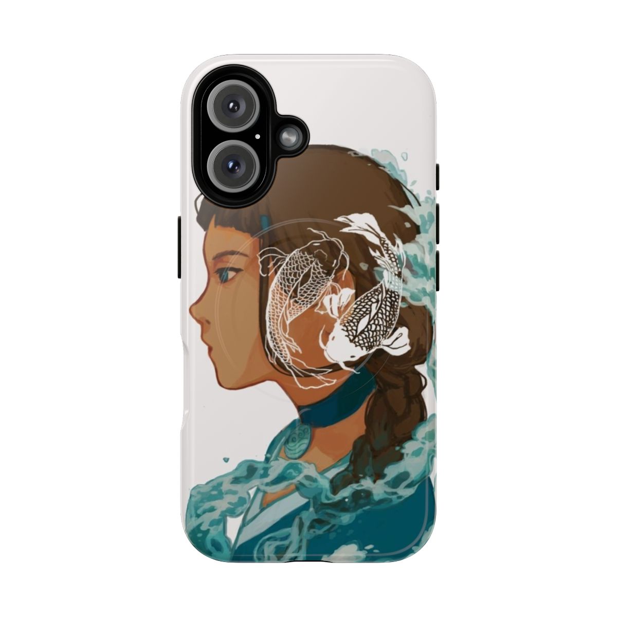 Katara-inspired phone case with magnetic closure and tough protection