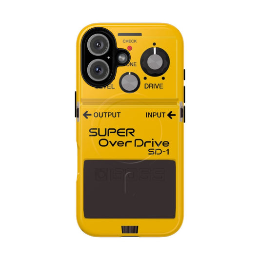 Magnetic Tough Phone Case Designed for Boss Super Overdrive SD-1 Guitar Pedal