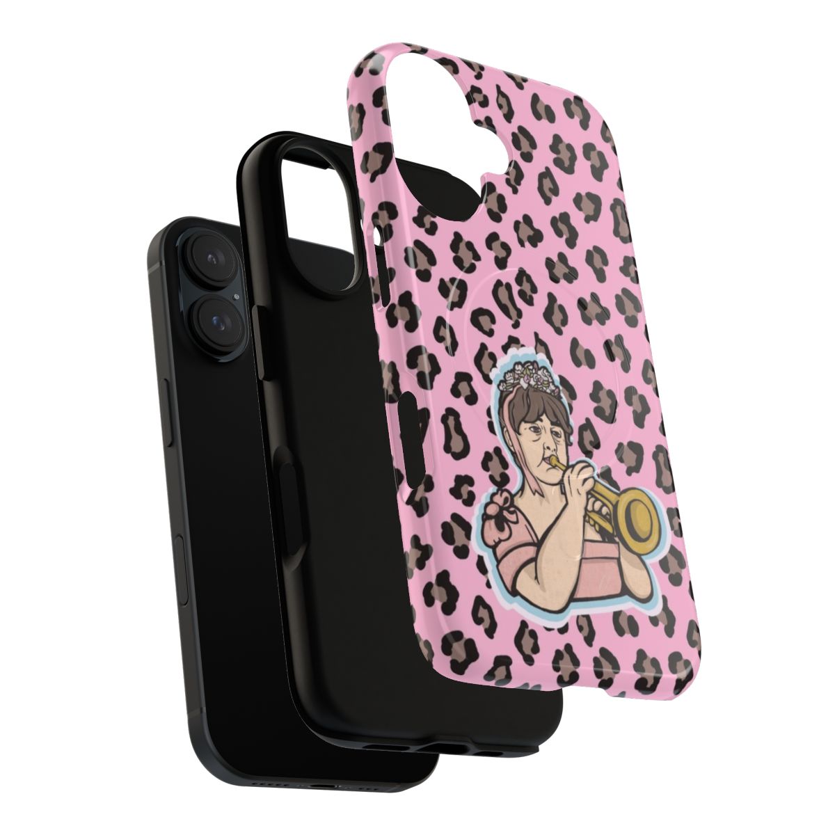 A magnetic phone case featuring the character Sonia Jackson from the British TV show EastEnders. - Layers