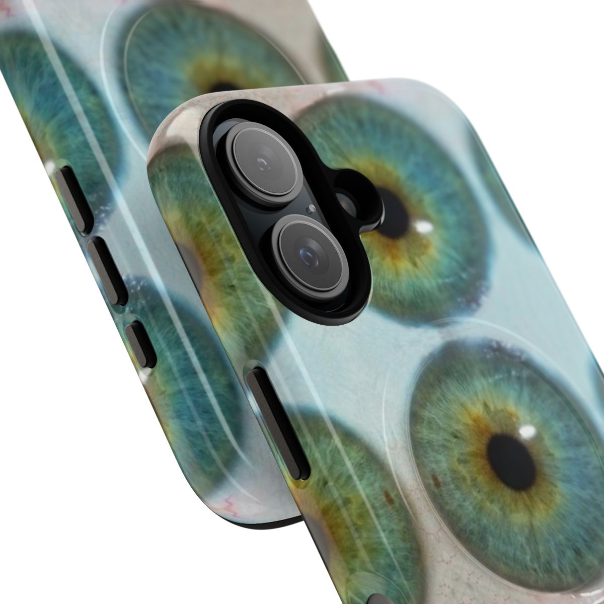 Personalized tough magnetic phone case with eye design - Detail