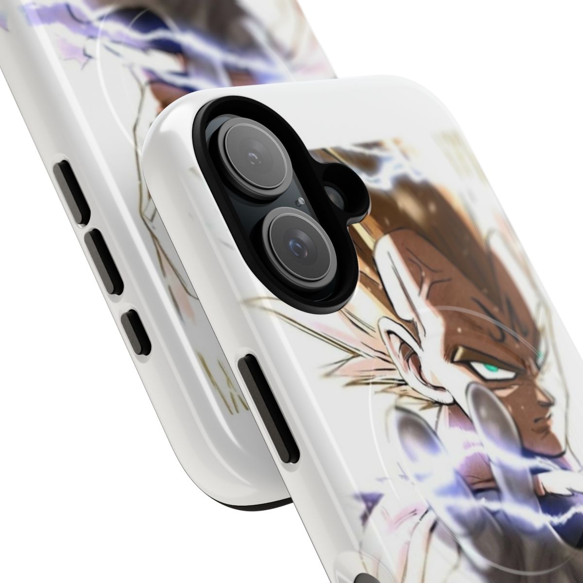 Anime-inspired magnetic tough phone case with Dragon Ball Z and Super design - Detail