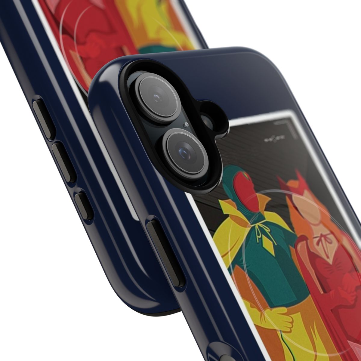 Wanda & Vision Halloween-themed magnetic tough phone case - Detail