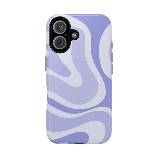 Vibrant Retro Liquid Swirl Abstract Pattern Phone Case