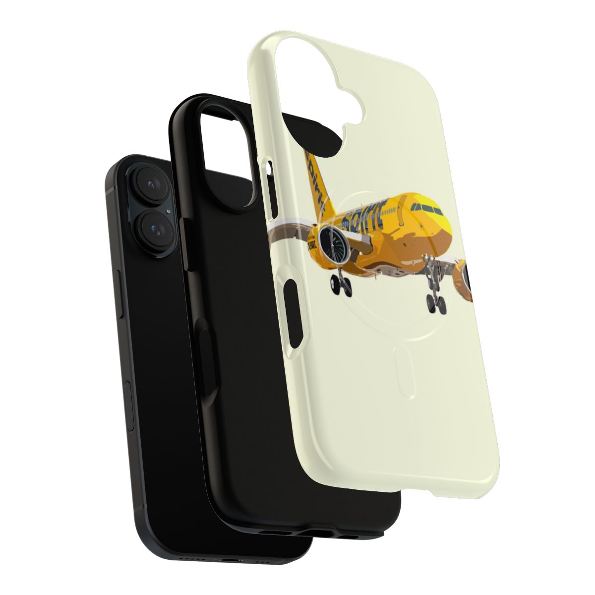 Magnetic tough phone case for Spirit airline passengers - Layers