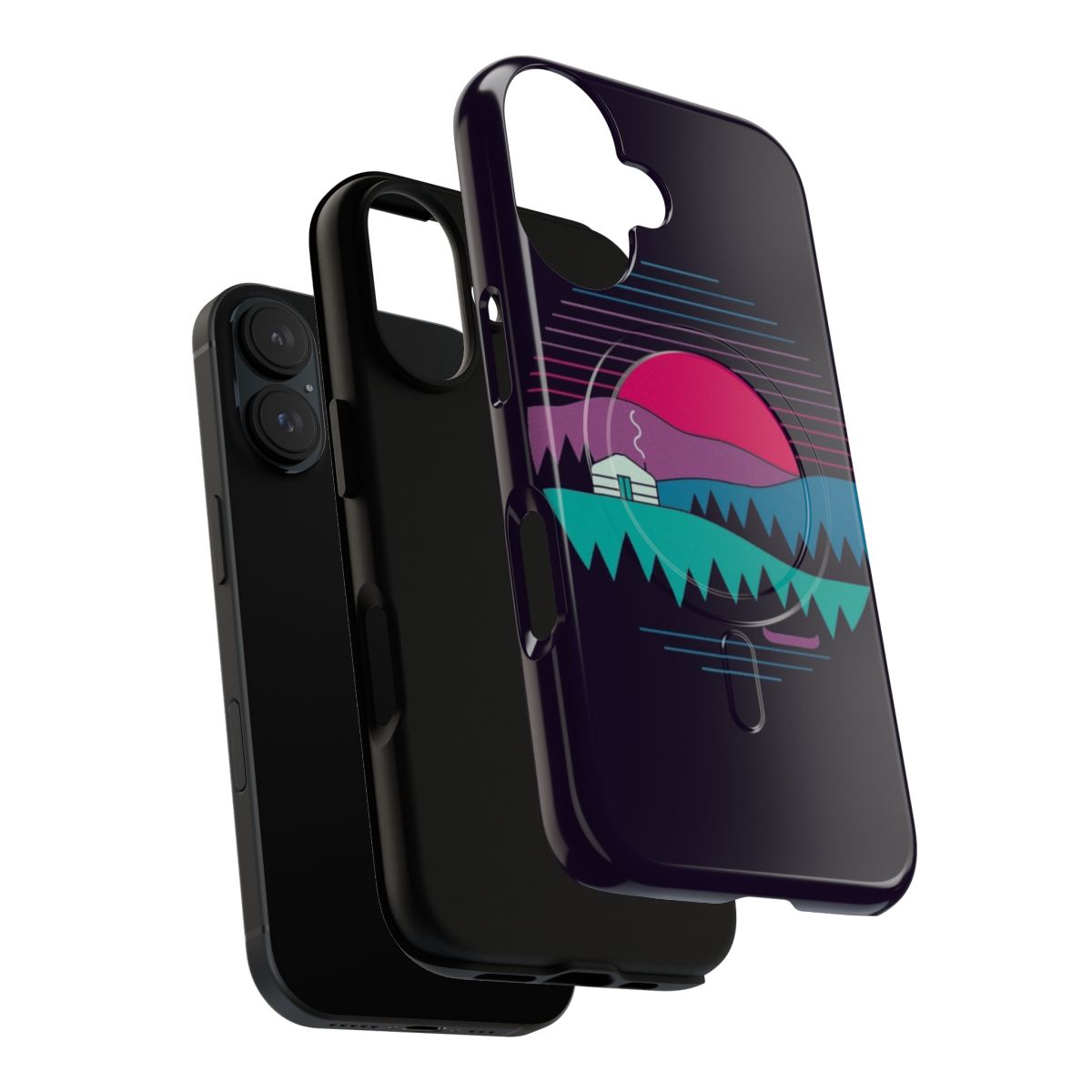 Minimalist nature-inspired magnetic tough phone cases - Layers