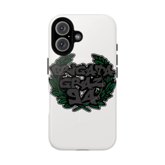 Magnetic tough phone case featuring Brigata Graz 94 ultras design