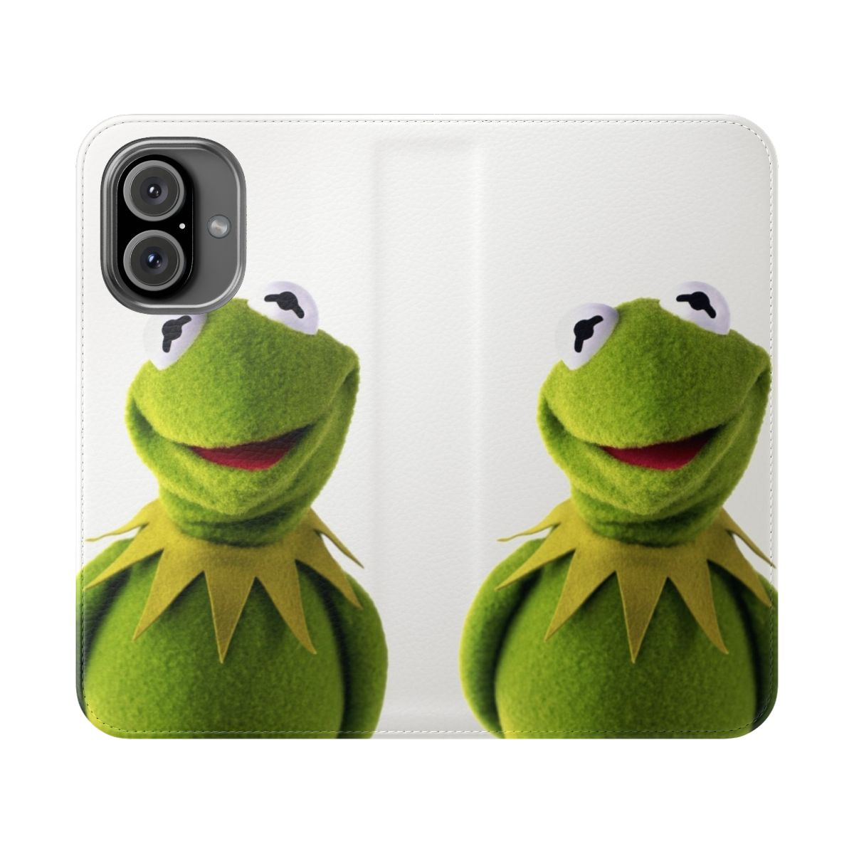 Green Kermit the Frog inspired flip phone case