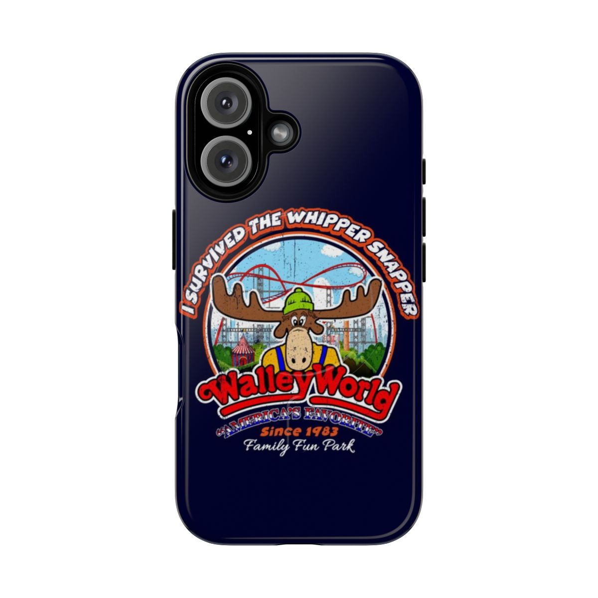 Tough phone case with Griswold family Christmas design