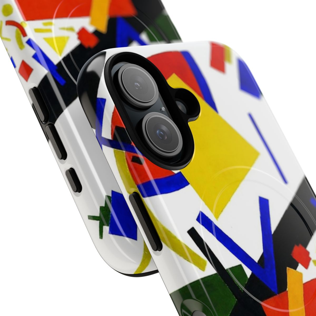 High Definition Abstract Art Suprematism Magnetic Phone Case - Detail