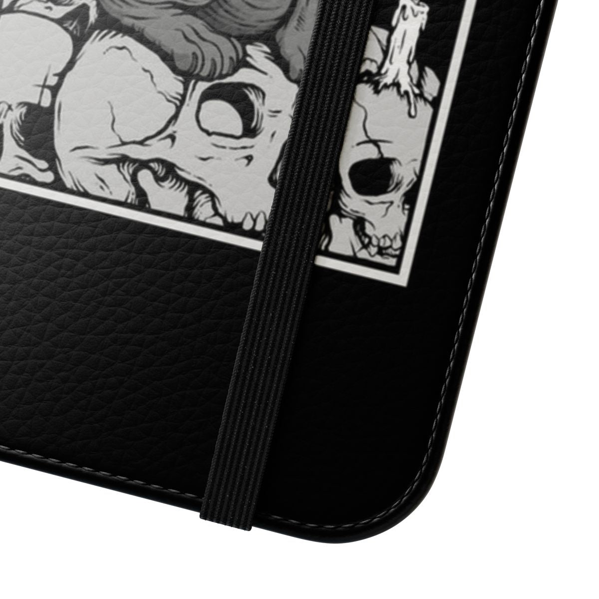 Mystical occult cat phone case with dark, gothic design - Close Up