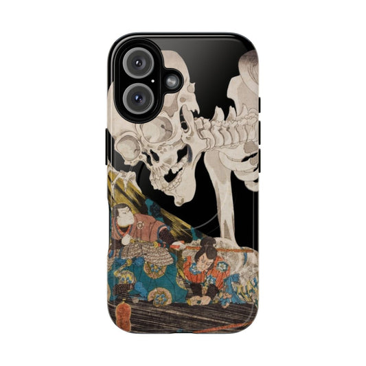 Skeleton Ghost Ukiyo-e Inspired Magnetic Tough Phone Case