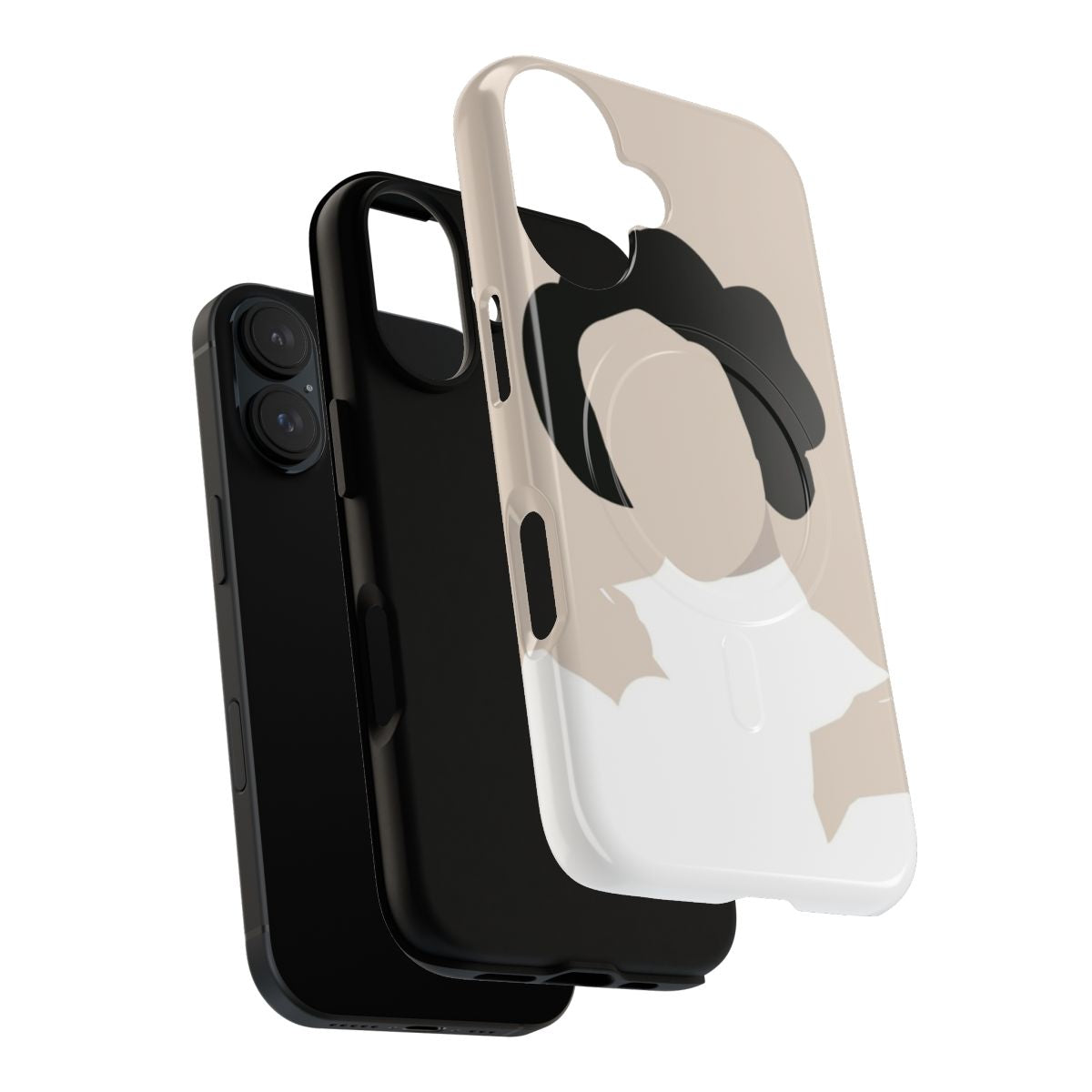 Image of a Star Wars Leia themed magnetic phone case - Layers