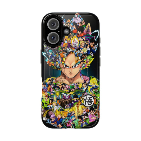 Customizable phone case featuring anime character Goku from Dragon Ball Z