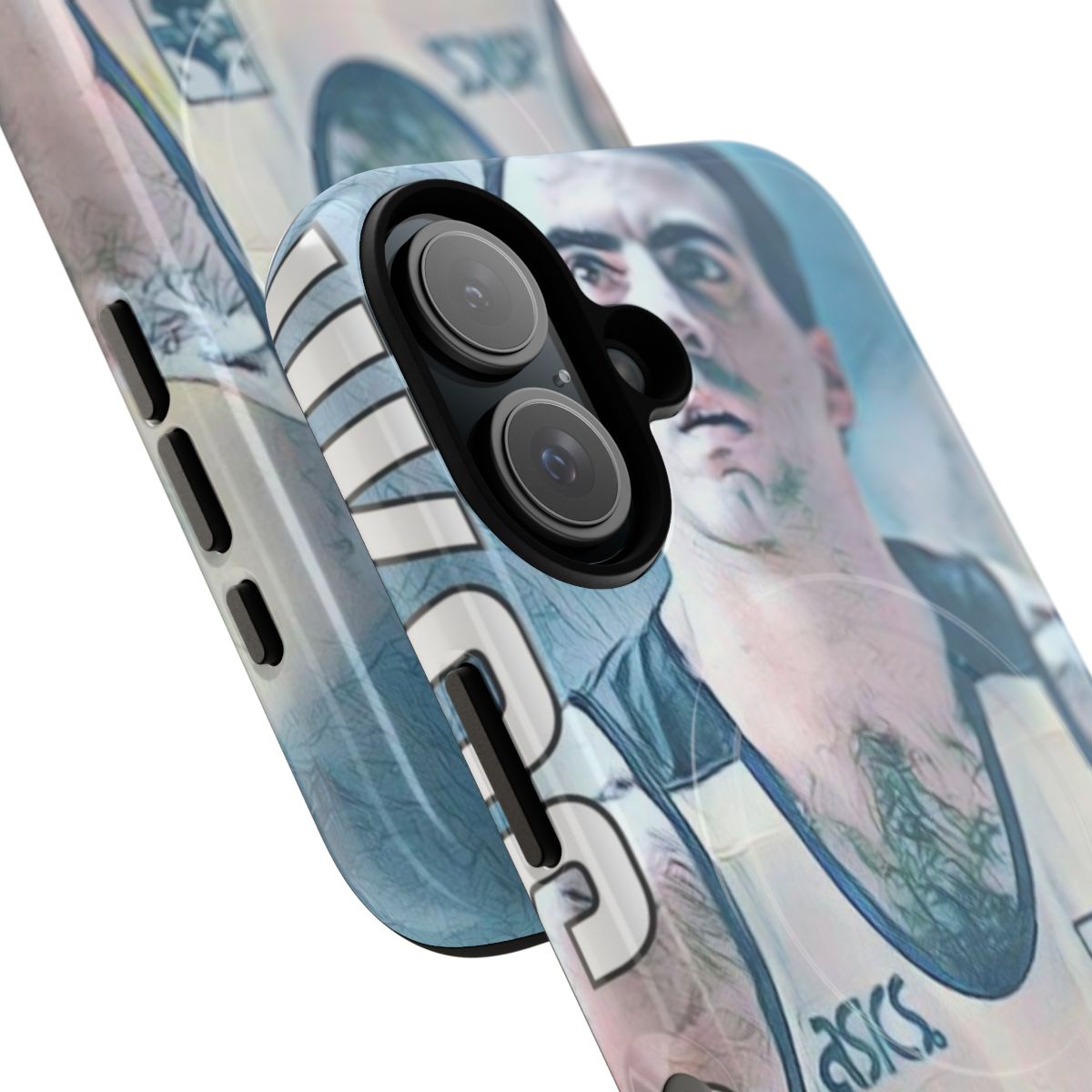 Nikos Galis basketball-themed phone case - Detail