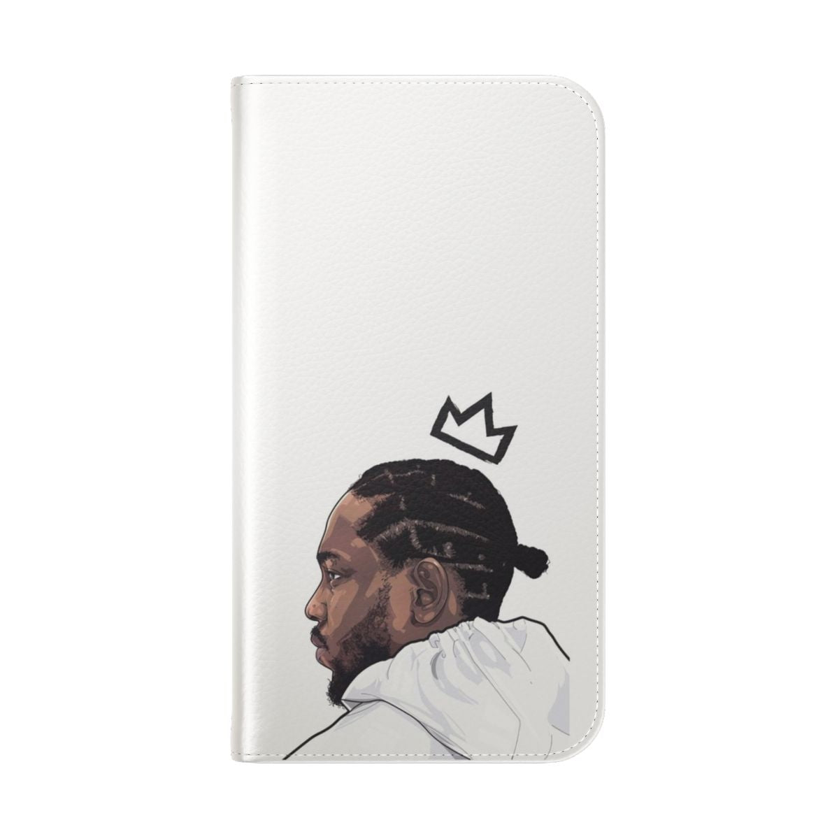 Kendrick Lamar inspired flip cover phone case - Folded Back