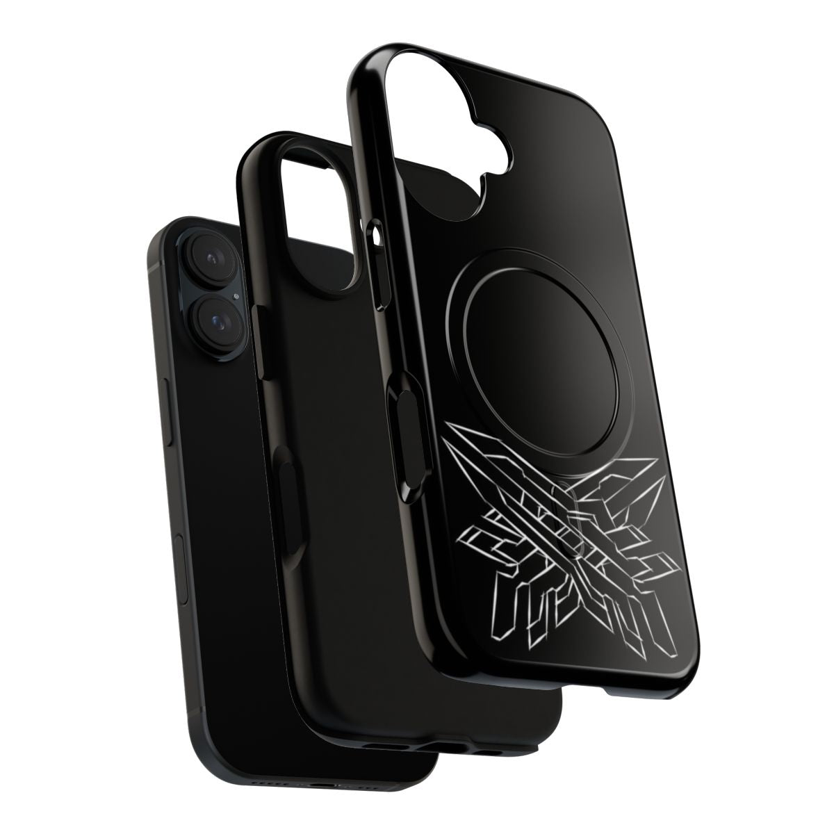 Project Zed Blades (White) Magnetic Tough Phone Cases - Layers