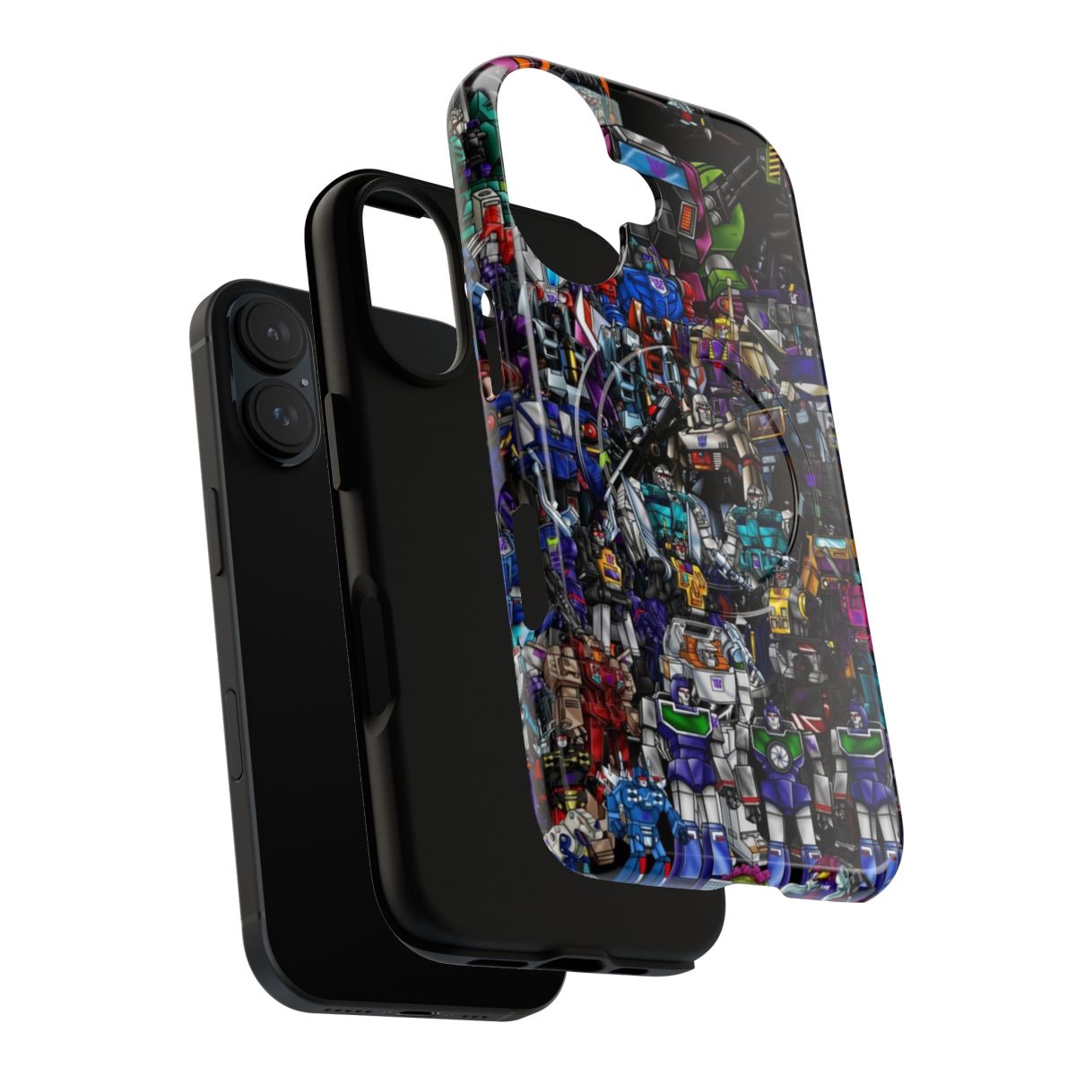 Transformers G1 Decepticons-inspired magnetic tough phone case - Layers