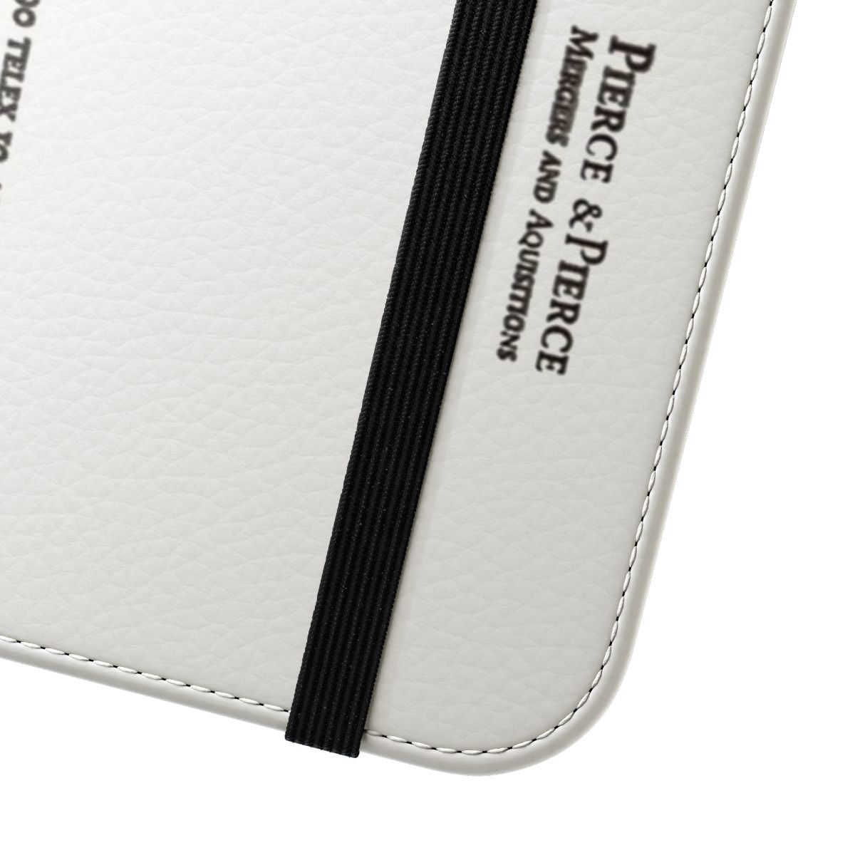 American Psycho-inspired flip cover phone case featuring Patrick Bateman - Close Up