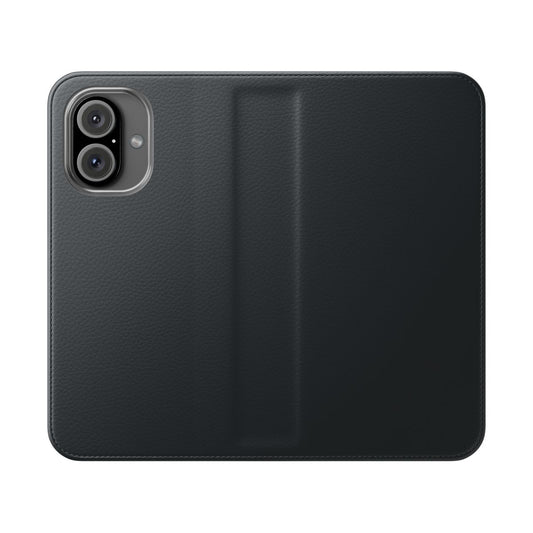 Midnight grey flip cover case for iPhone 13 Pro Max