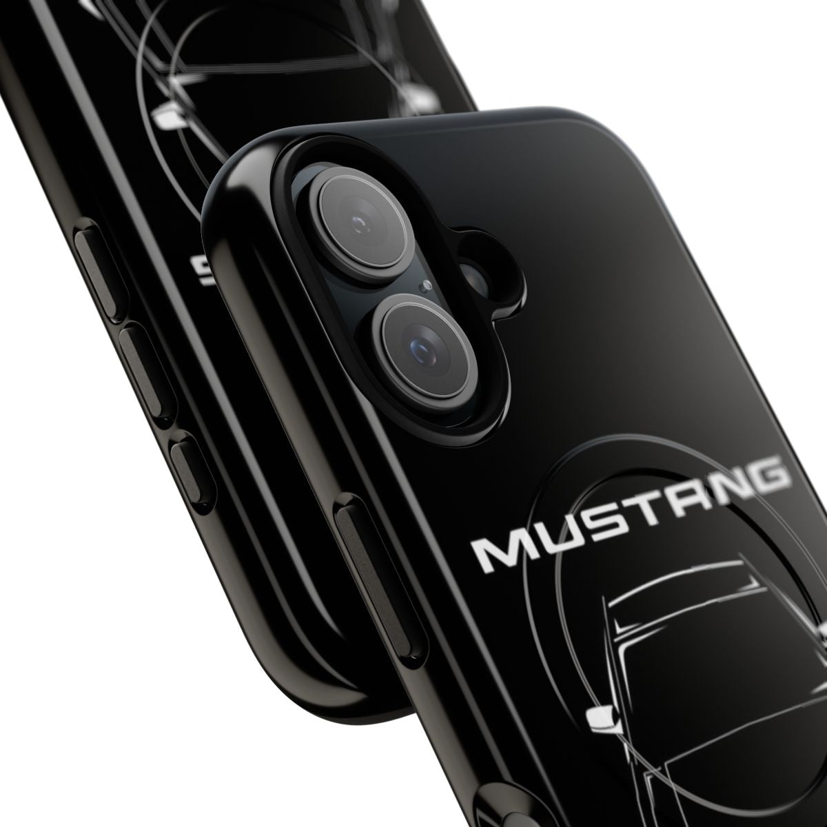 Mustang S197 2005-2009 Magnetic Phone Case - Detail