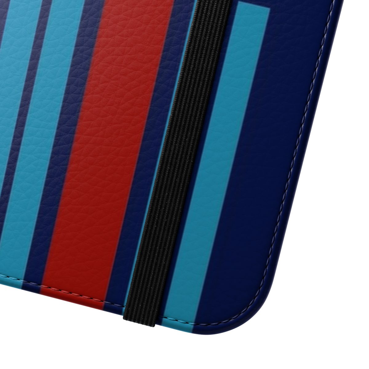 Retro racing colors phone case with classic car inspired design - Close Up