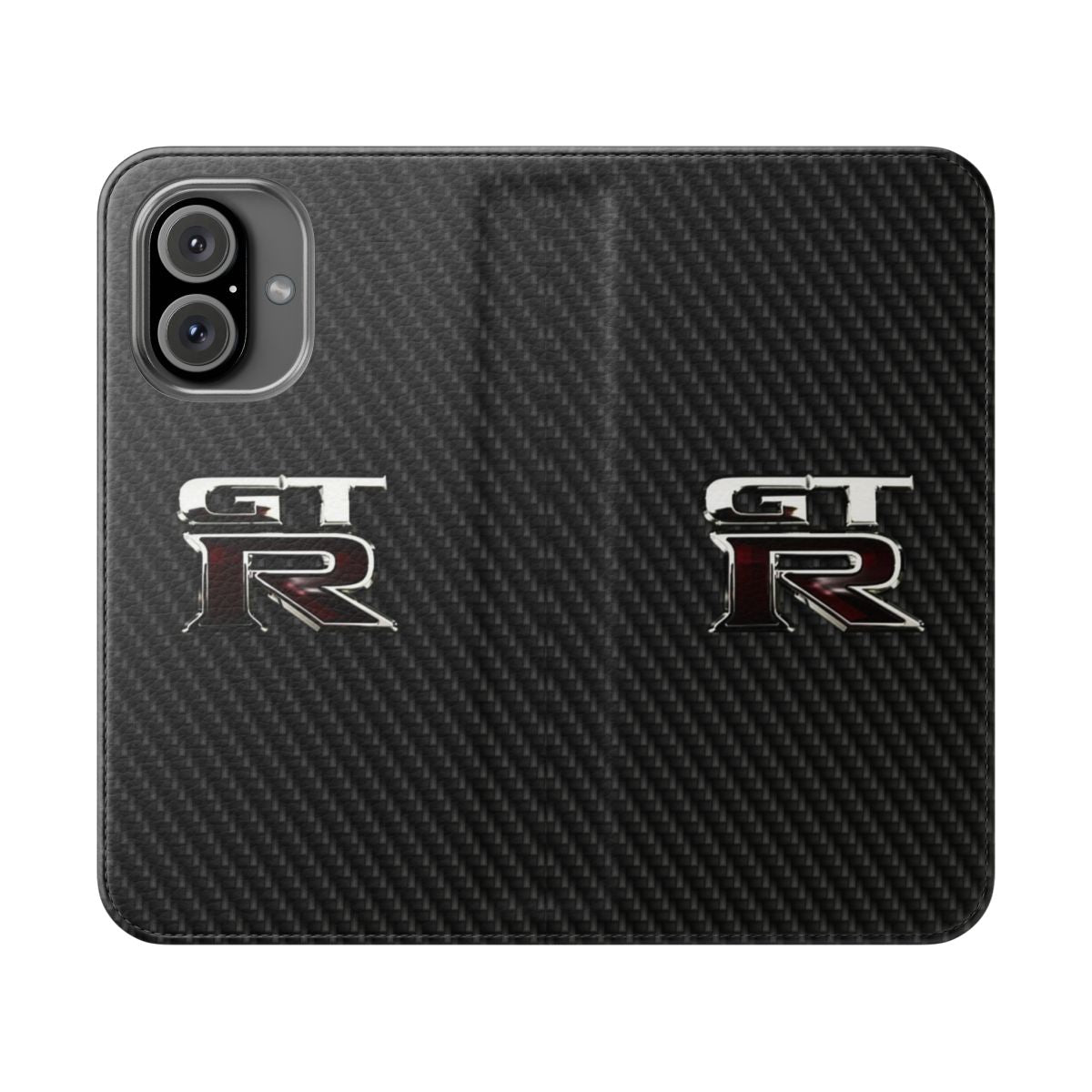 Carbon Fiber Phone Case with Sports Car Design