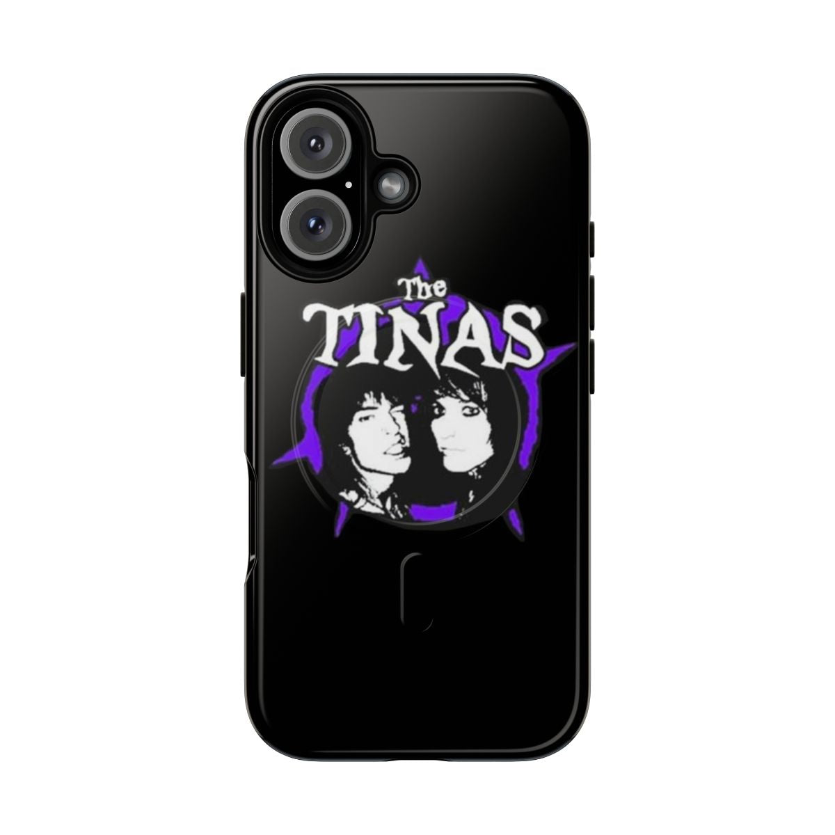 Magnetic tough phone case featuring Jake Webber, Johnnie Guilbert, and The Tinas band logo