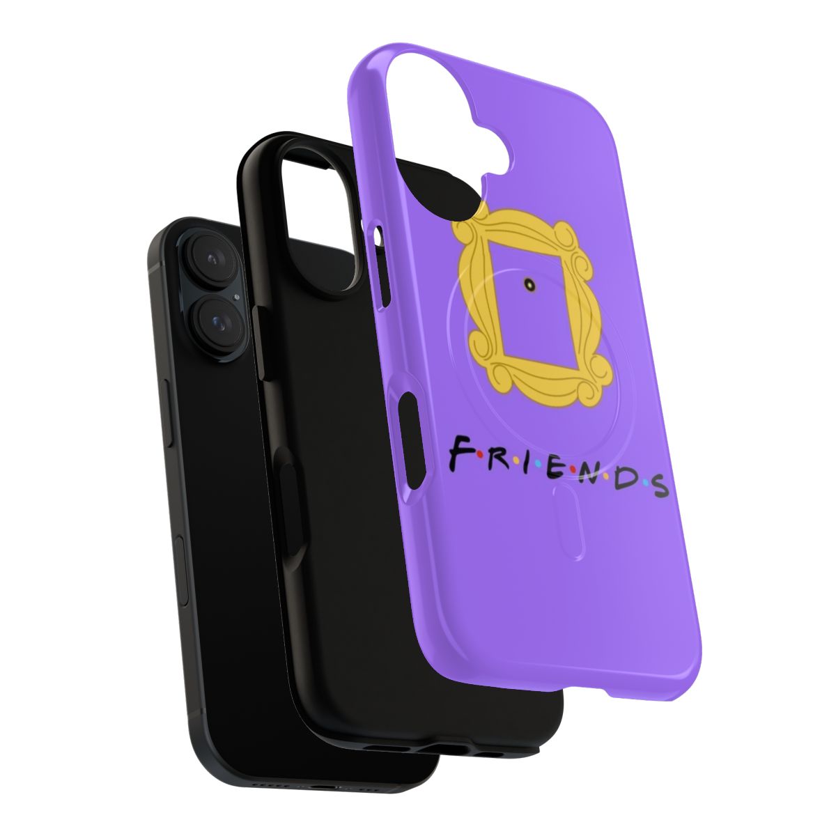 Friends door design magnetic tough phone case - Layers