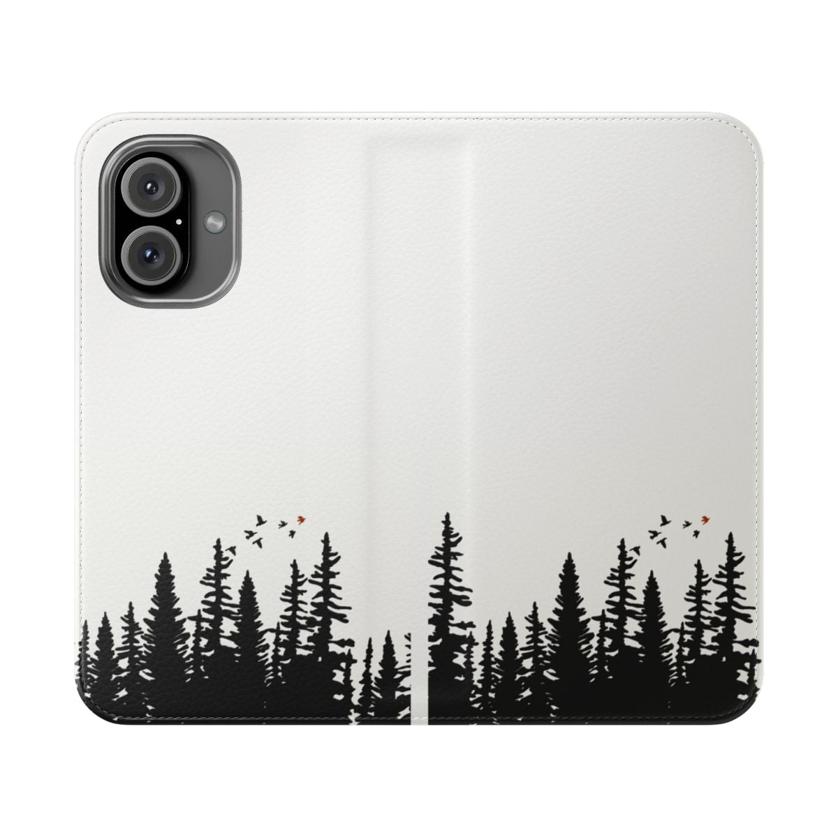 Colorful flip cover phone case with nature and Twenty One Pilots-inspired design