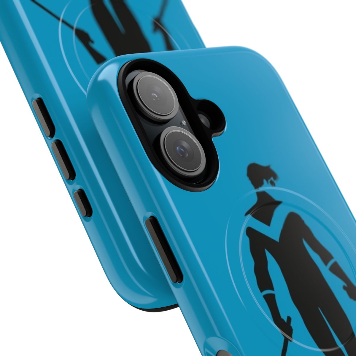 Nightwing-inspired minimalist phone case with a clean, modern design - Detail